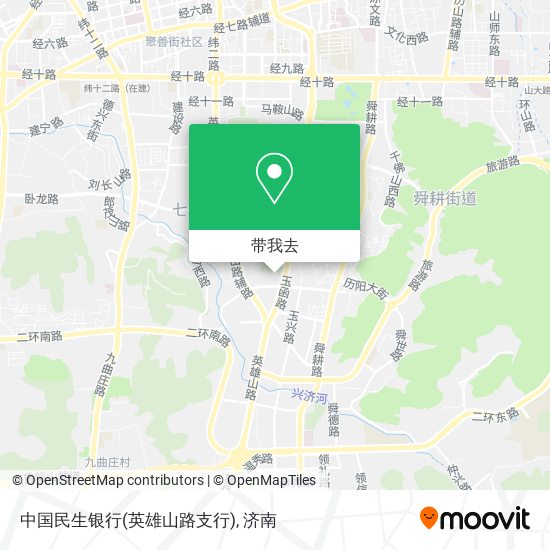 中国民生银行(英雄山路支行)地图