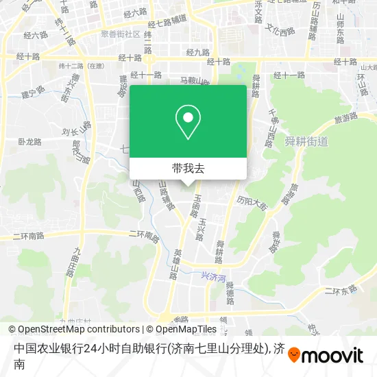 中国农业银行24小时自助银行(济南七里山分理处)地图