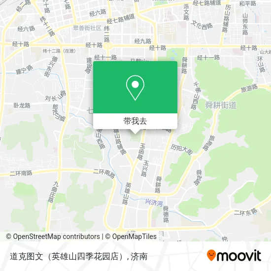 道克图文（英雄山四季花园店）地图