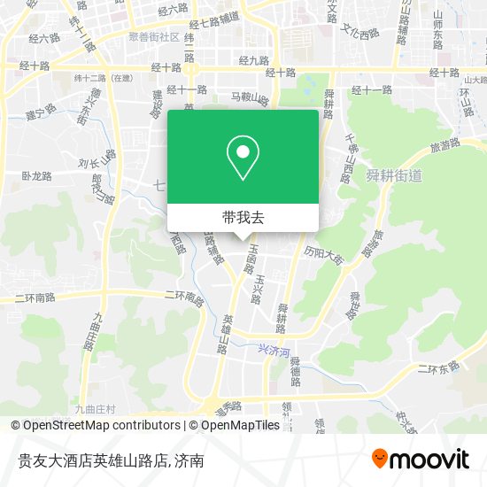 贵友大酒店英雄山路店地图