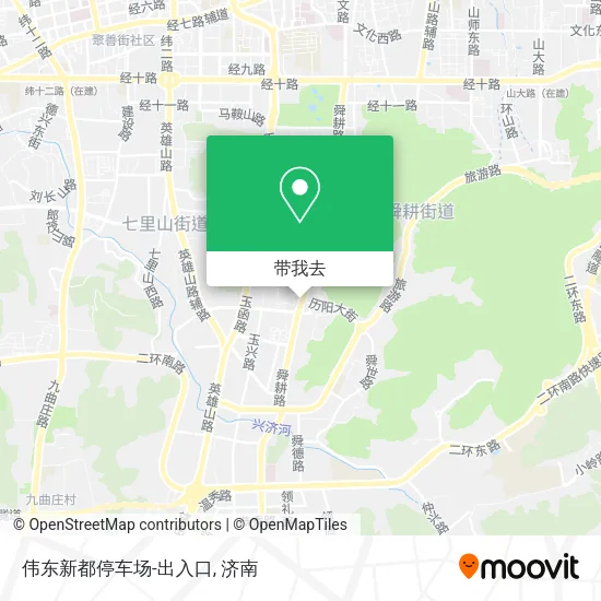 伟东新都停车场-出入口地图
