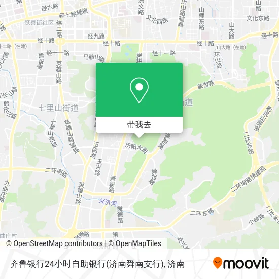 齐鲁银行24小时自助银行(济南舜南支行)地图