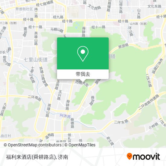 福利来酒店(舜耕路店)地图