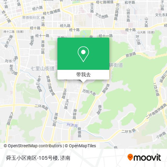 舜玉小区南区-105号楼地图