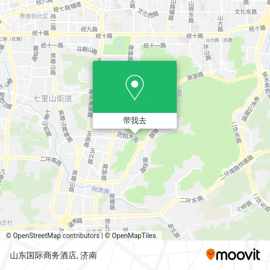 山东国际商务酒店地图