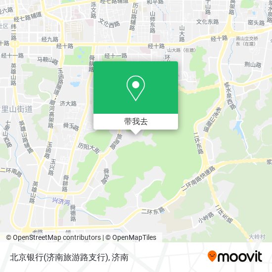 北京银行(济南旅游路支行)地图