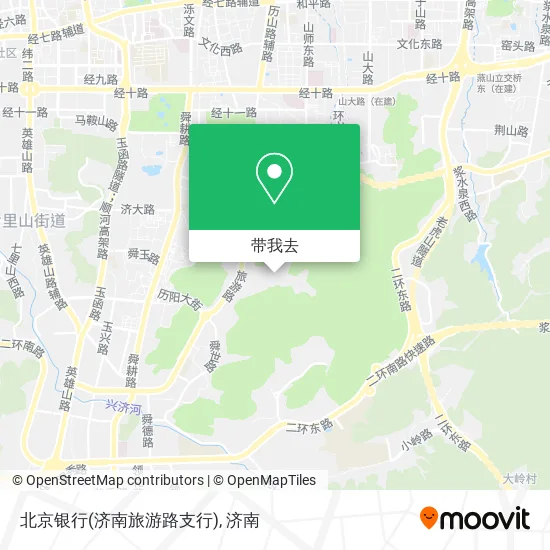 北京银行(济南旅游路支行)地图