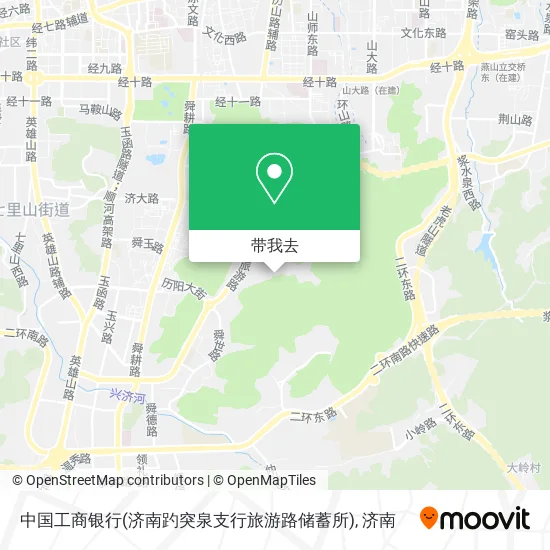 中国工商银行(济南趵突泉支行旅游路储蓄所)地图