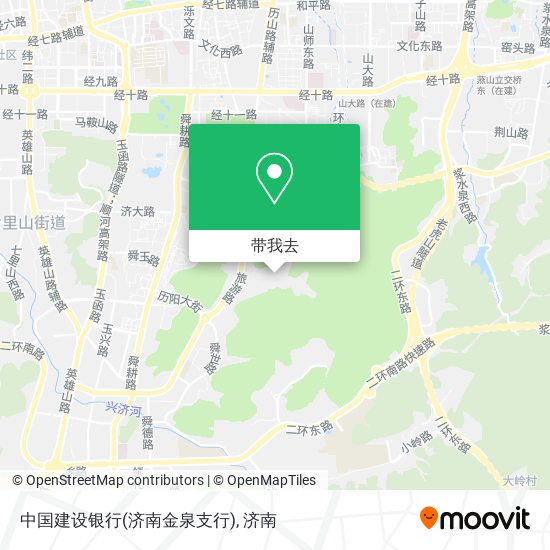 中国建设银行(济南金泉支行)地图