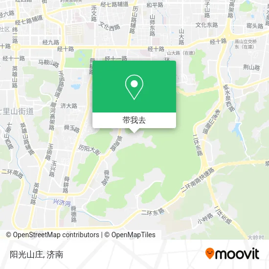 阳光山庄地图