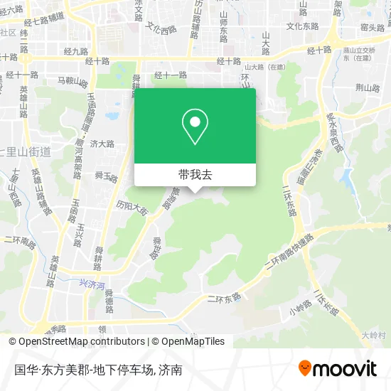 国华·东方美郡-地下停车场地图