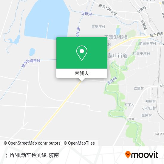 润华机动车检测线地图