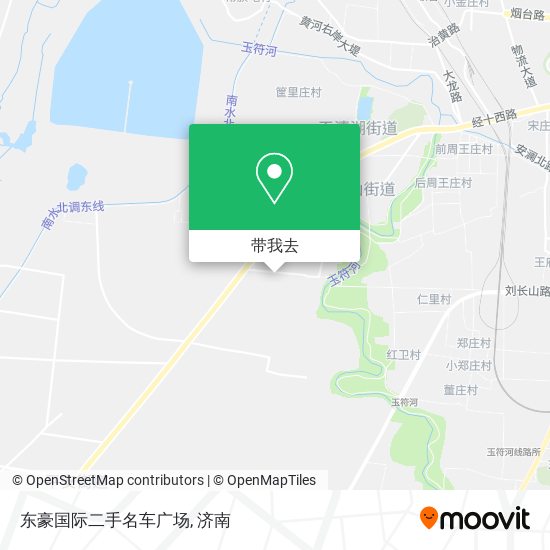 东豪国际二手名车广场地图