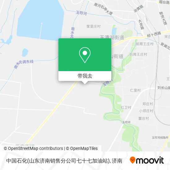 中国石化(山东济南销售分公司七十七加油站)地图