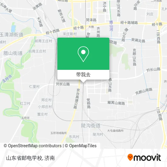 山东省邮电学校地图
