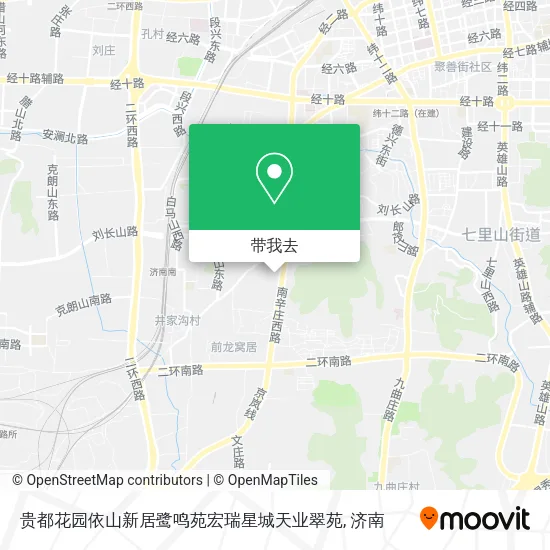 贵都花园依山新居鹭鸣苑宏瑞星城天业翠苑地图