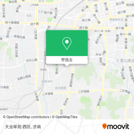 天业翠苑-西区地图