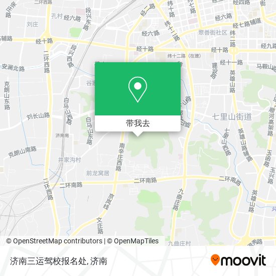 济南三运驾校报名处地图