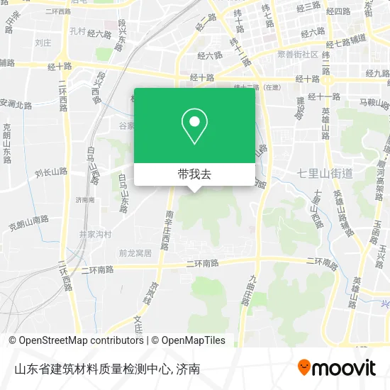 山东省建筑材料质量检测中心地图