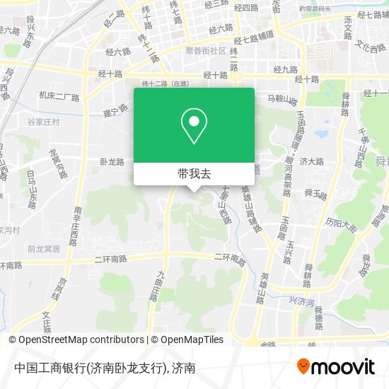 中国工商银行(济南卧龙支行)地图