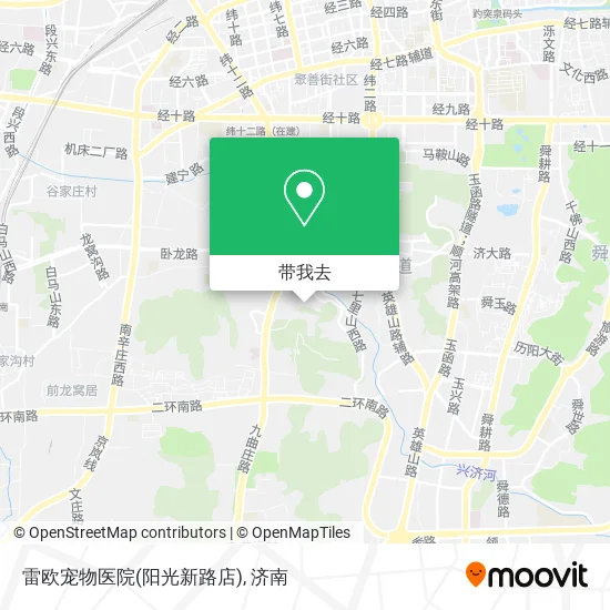 雷欧宠物医院(阳光新路店)地图