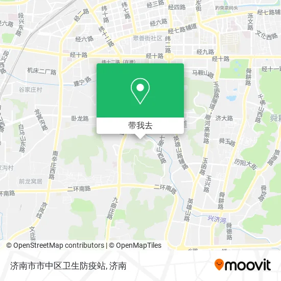 济南市市中区卫生防疫站地图