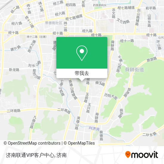 济南联通VIP客户中心地图