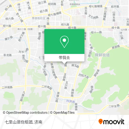 七里山居住组团地图