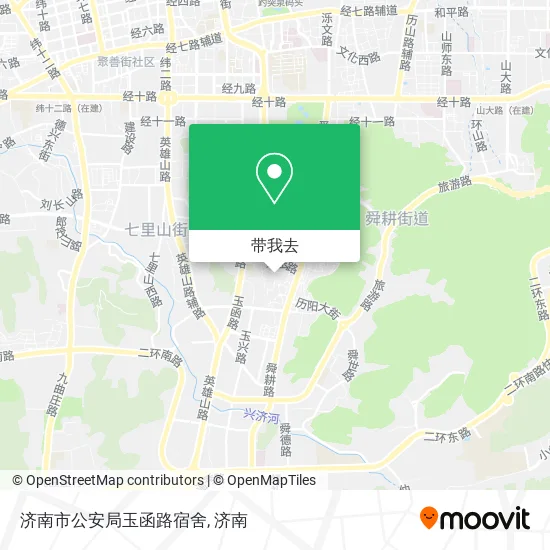 济南市公安局玉函路宿舍地图