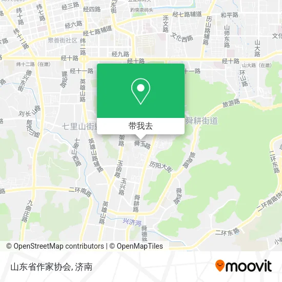 山东省作家协会地图