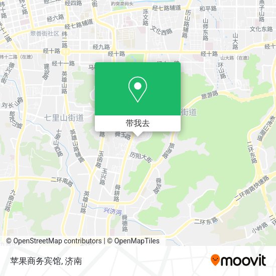 苹果商务宾馆地图