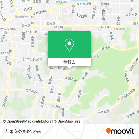 苹果商务宾馆地图
