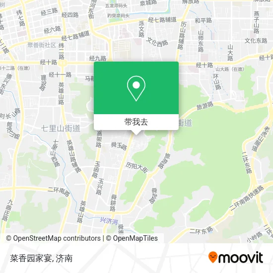菜香园家宴地图