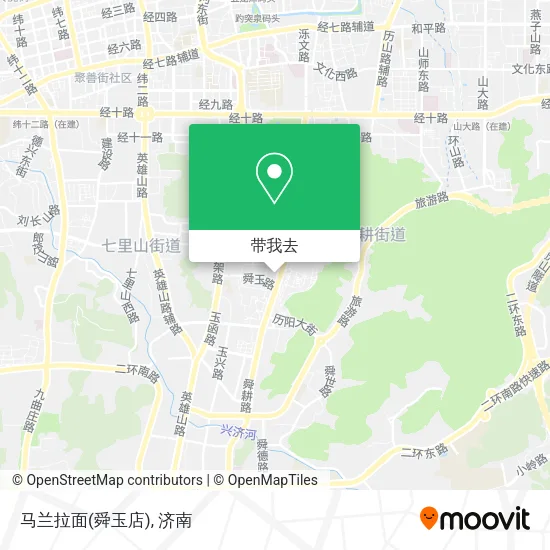 马兰拉面(舜玉店)地图
