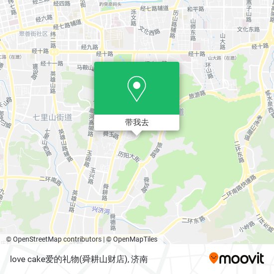 love cake爱的礼物(舜耕山财店)地图