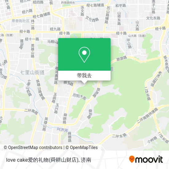 love cake爱的礼物(舜耕山财店)地图