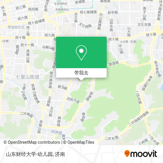 山东财经大学-幼儿园地图