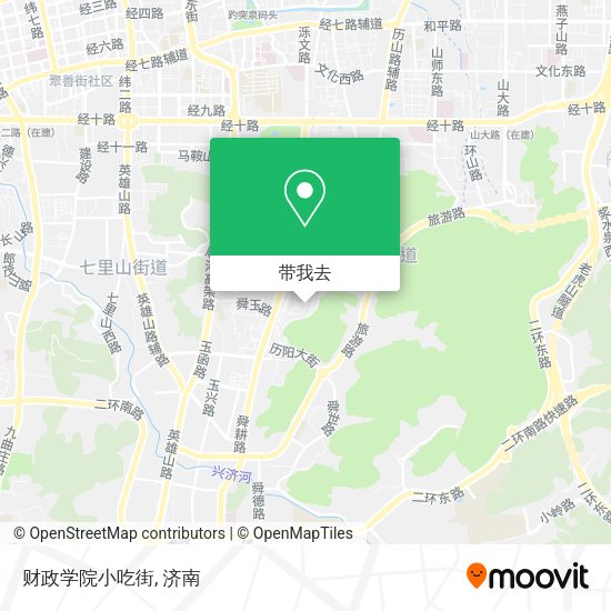 财政学院小吃街地图
