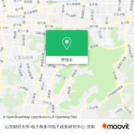山东财经大学-电子商务与电子政务研究中心地图