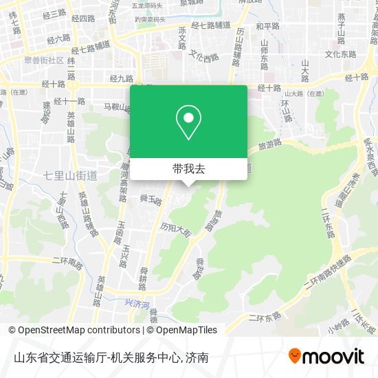 山东省交通运输厅-机关服务中心地图