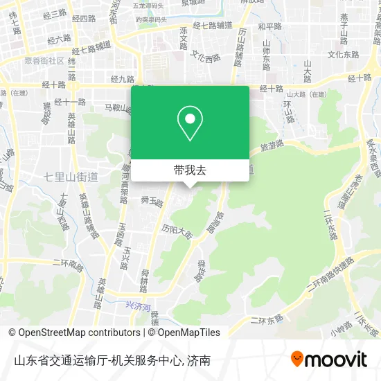 山东省交通运输厅-机关服务中心地图