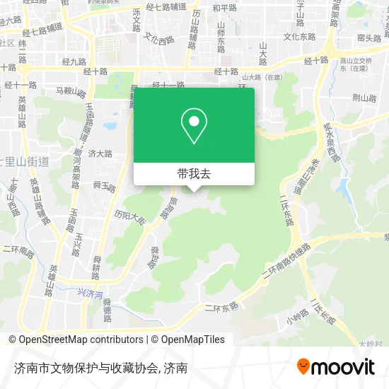 济南市文物保护与收藏协会地图