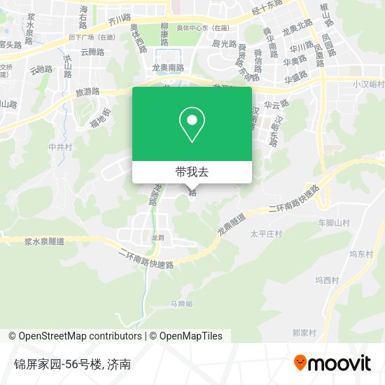 锦屏家园-56号楼地图