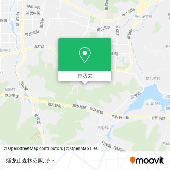 蟠龙山森林公园地图