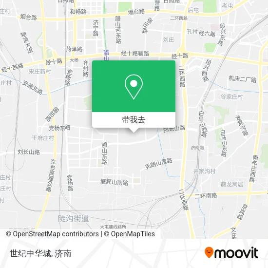 世纪中华城地图