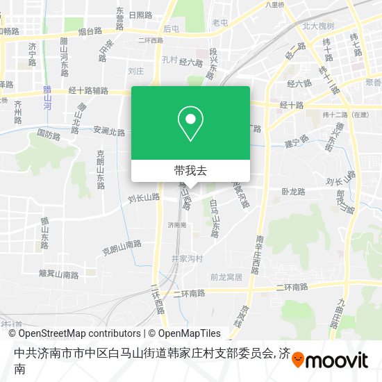 中共济南市市中区白马山街道韩家庄村支部委员会地图