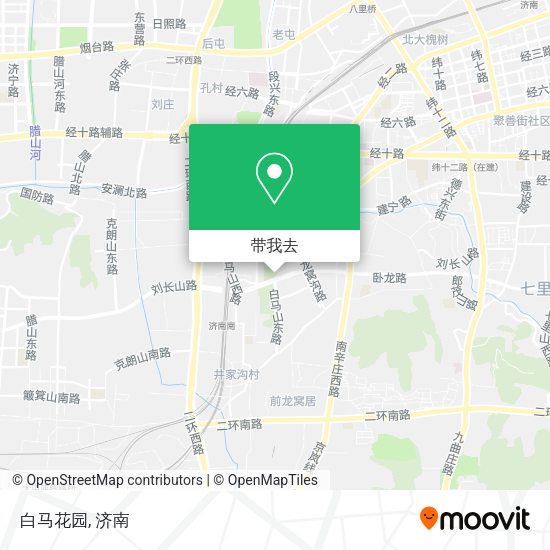 白马花园地图
