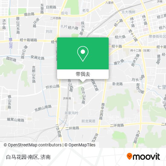 白马花园-南区地图