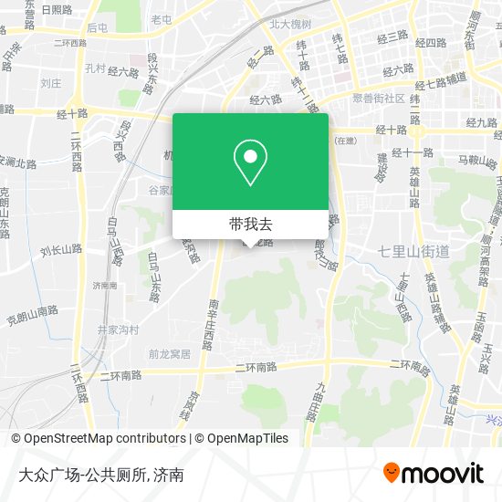 大众广场-公共厕所地图