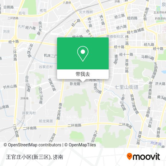 王官庄小区(新三区)地图